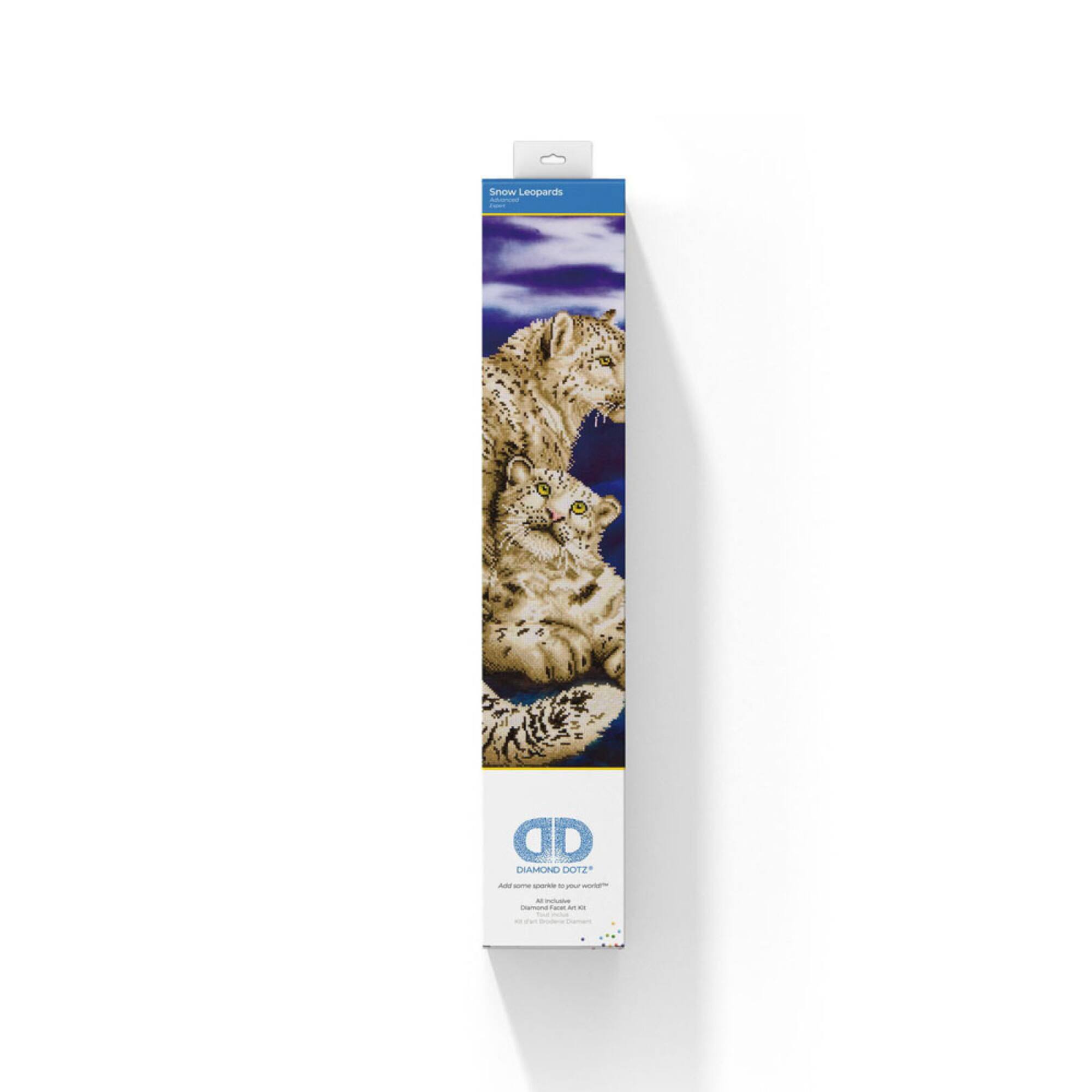 Diamond Dotz® Snow Leopards Diamond Painting Kit